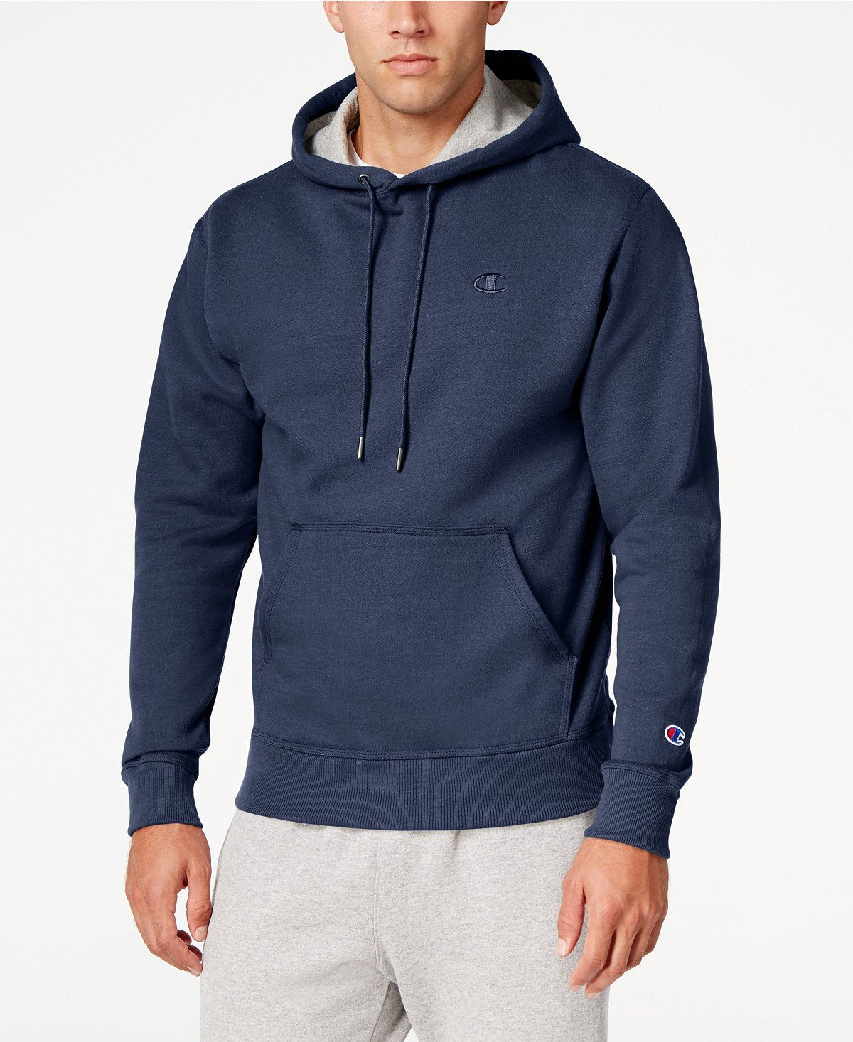Champion Men's Powerblend® Sweats Pullover Hoodie - Navy (XL) - ADDROS.COM