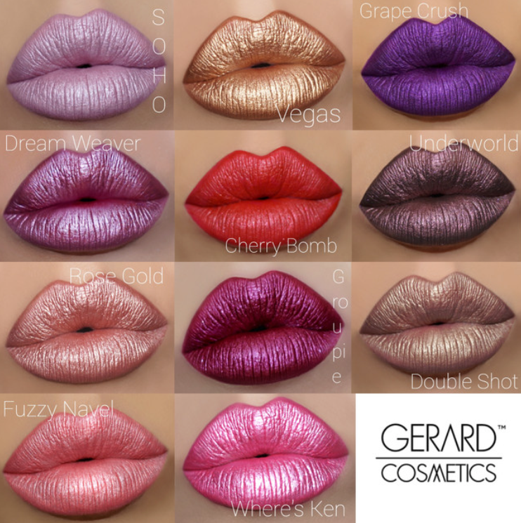 Gerard Cosmetics Metal Matte Liquid Lipstick