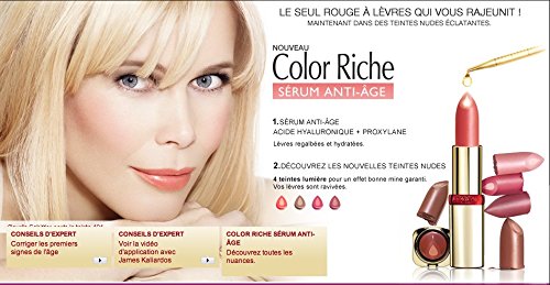 L'OREAL Paris Colour Riche Anti-Ageing Serum Lipstick, S303 Pearly Praline - ADDROS.COM