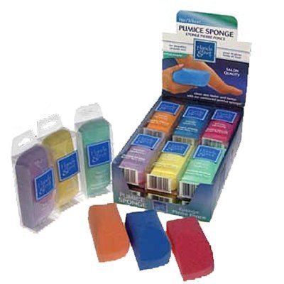 FRAN WILSON Hands & Feet Pumice Sponge Assorted Colors (1-Pack) - ADDROS.COM