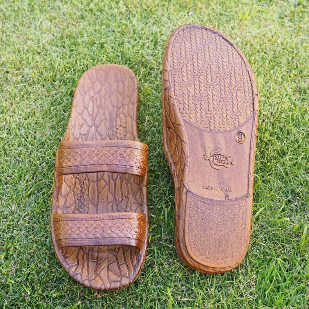 Pali Hawaii Classic Jandal, Light Brown (Size 11)