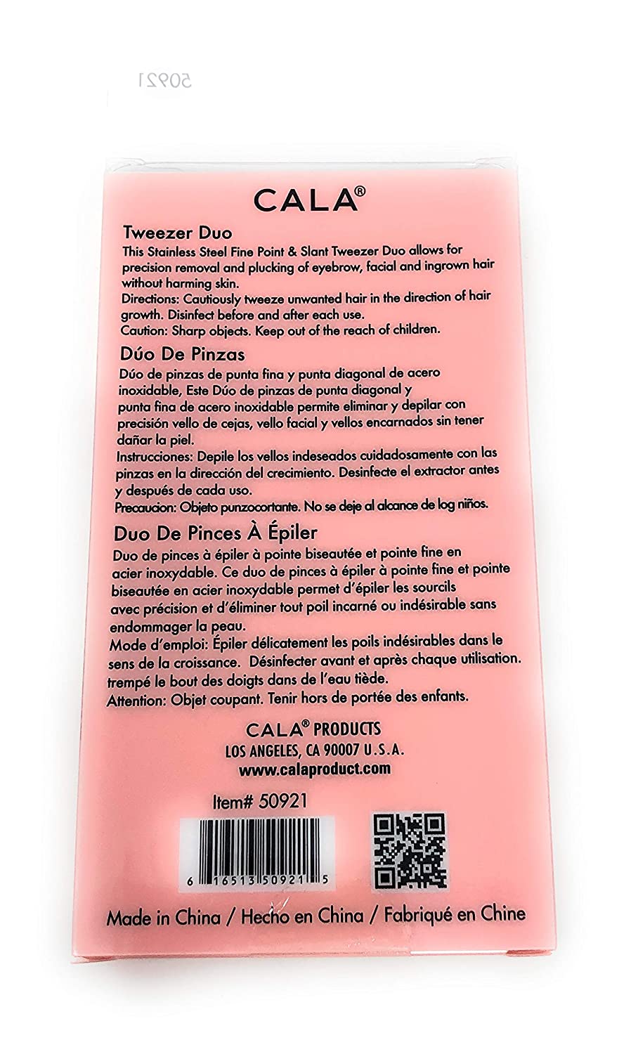 Cala Tweezer Duo - Rose Gold (Pointed & Slanted)