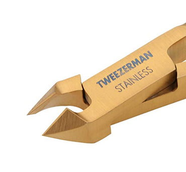 TWEEZERMAN  Ultra Precision Cuticle Nipper, Gold - ADDROS.COM