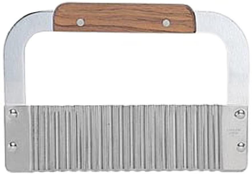 Adcraft Serrator, 7" corrugated blade, stainless steel