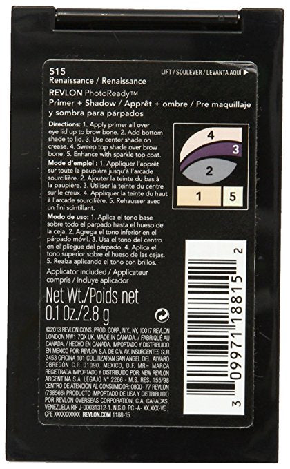 REVLON Photoready Primer Plus Shadow, Renaissance, 0.1 Ounce - ADDROS.COM
