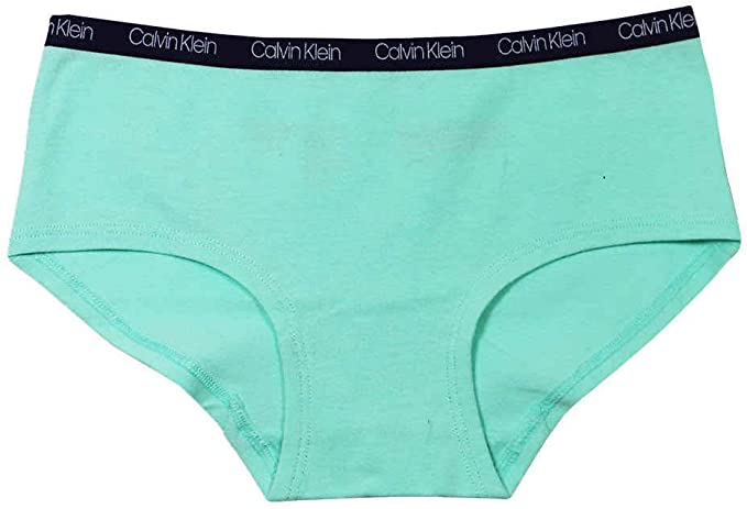 Calvin Klein Girls Hipster Panties Cotton Stretch Logo Waistband Tagless (7 Pack)
