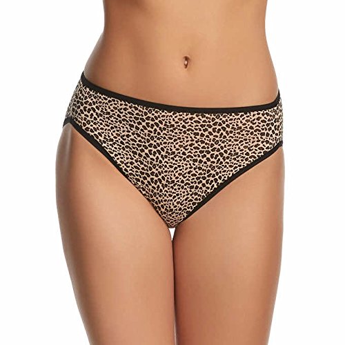 Felina Women's - Hi Cut Cotton Stretch Panties (6 Pack) - ADDROS.COM