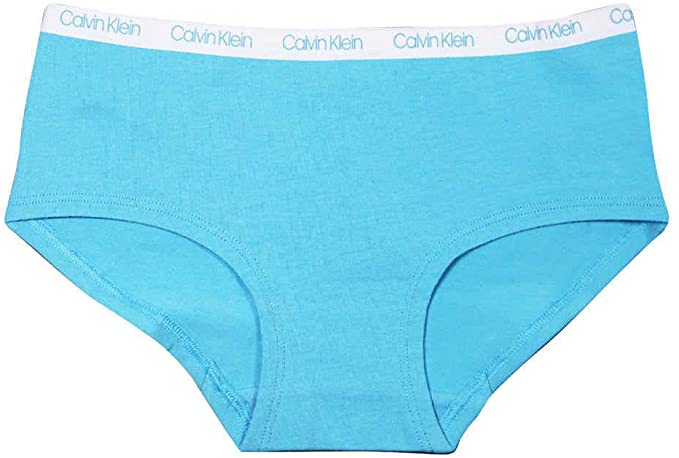 Calvin Klein Girls Hipster Panties Cotton Stretch Logo Waistband Tagless (7 Pack)