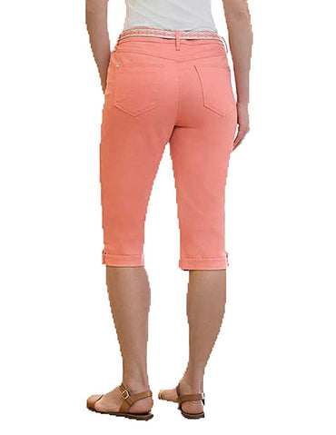Gloria Vanderbilt Womens Lillian Belted Capris - ADDROS.COM