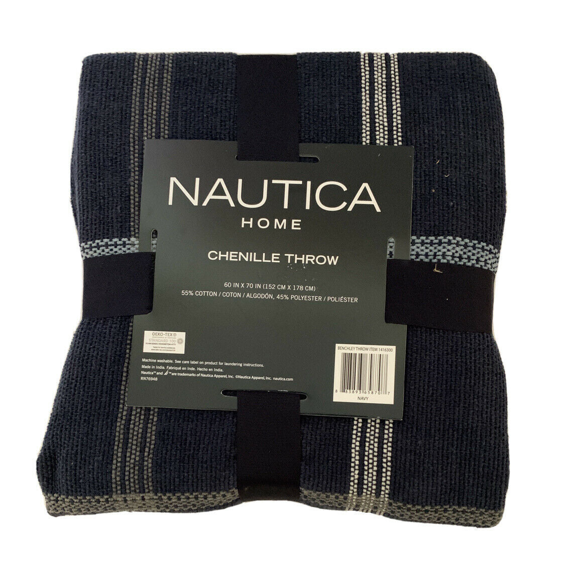 Nautica Chenille Benchley Throw