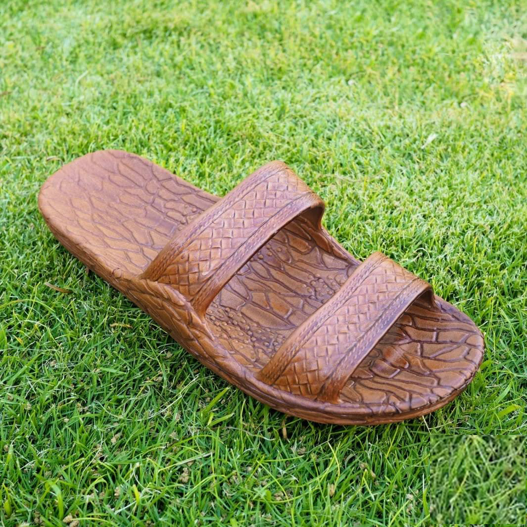 Pali Hawaii Classic Jandal, Light Brown (Size 11)