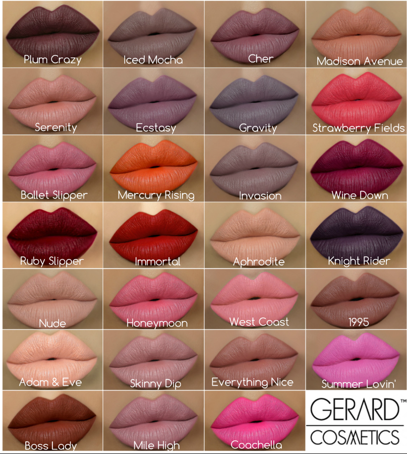 Gerard Cosmetics Hydra Matte Liquid Lipstick, Immortal