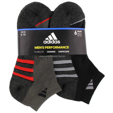 Adidas Men's Low Cut Sock with Climalite (6-pair) - ADDROS.COM