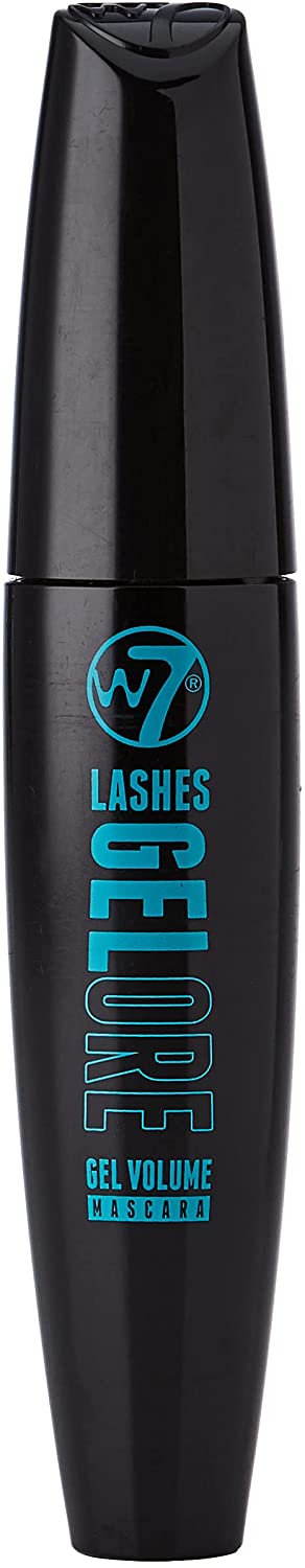 W7 COSMETICS Gelore Lashes Gel Volume Mascara, Blackest Black