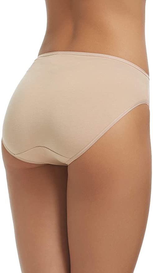 Felina Cotton Full Coverage Hi Cut - Assorted Colors (8-pack)