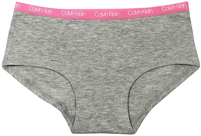 Calvin Klein Girls Hipster Panties Cotton Stretch Logo Waistband Tagless (7 Pack)