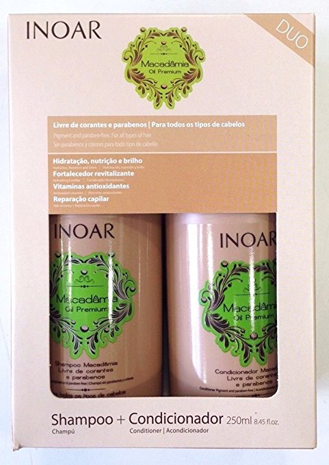 INOAR Macadamia Duo Kit (Shampoo + Conditioner) - ADDROS.COM