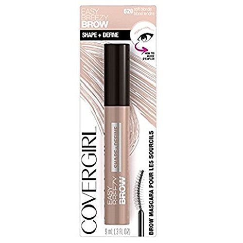 COVERGIRL Easy Breezy Brow Shape + Define Brow Mascara, 620 Soft Blonde - ADDROS.COM