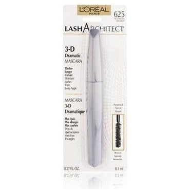 L'OREAL Paris Lash Architect 3-D Dramatic Mascara, True Brown 625 - ADDROS.COM
