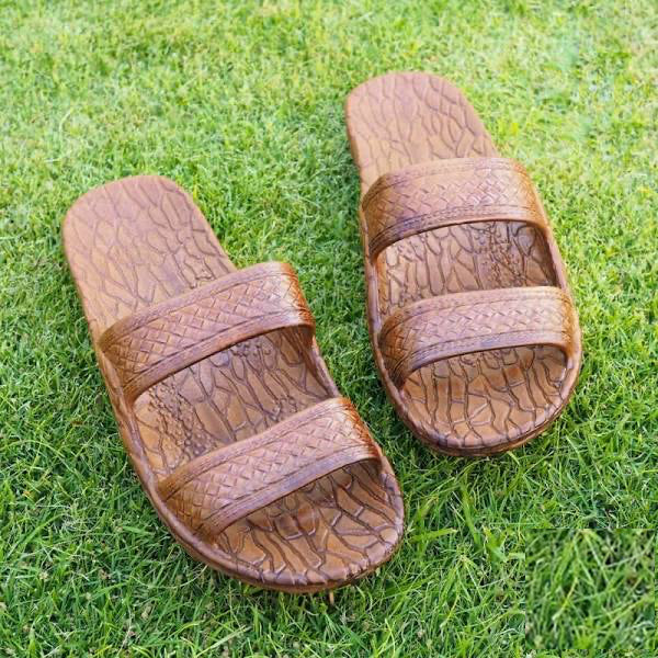 Pali Hawaii Classic Jandal, Light Brown (Size 11)