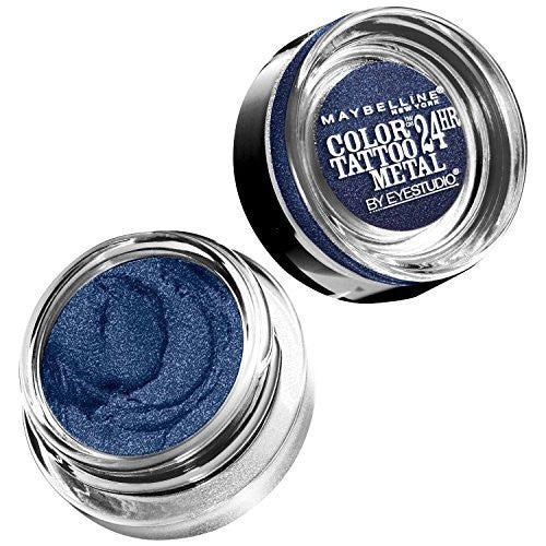 Maybelline Color Tattoo Metal Eyeshadow, Electric Blue 75 - ADDROS.COM