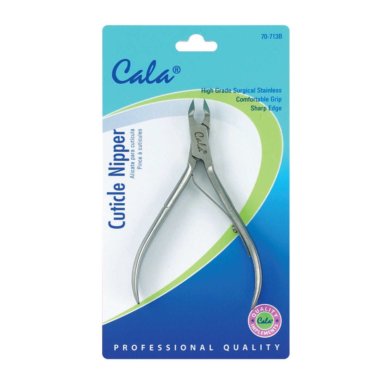 Cala Pro CUTICLE NIPPER (1/2" JAW / SINGLE SPRING) (70-713B)