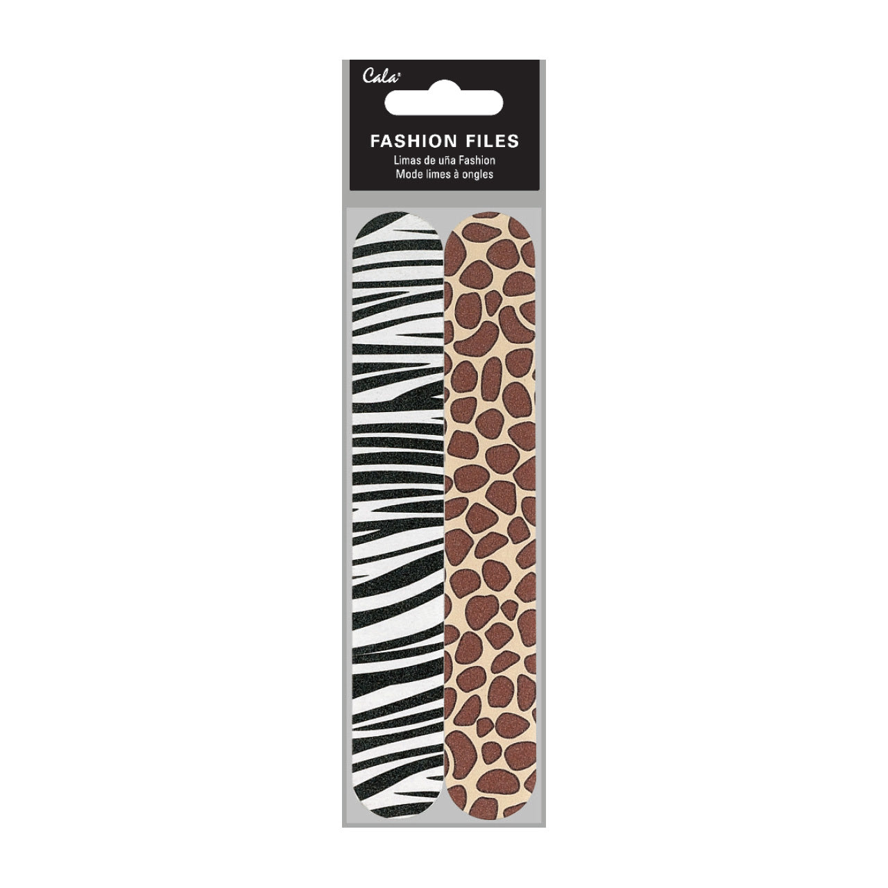 Cala Fashion Nail File - Animal Print (2pk) (70091)