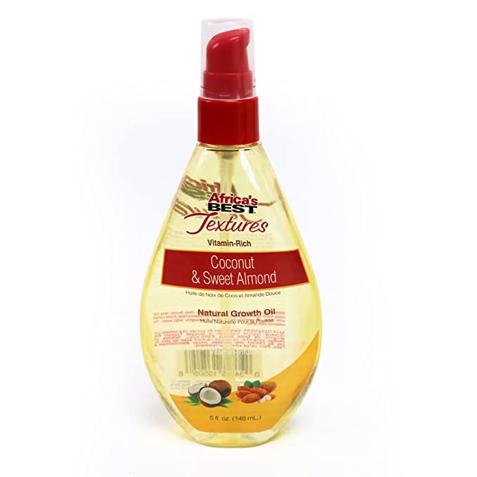 Africa's Best Textures Coconut & Sweet Almond Natural Growth Oil