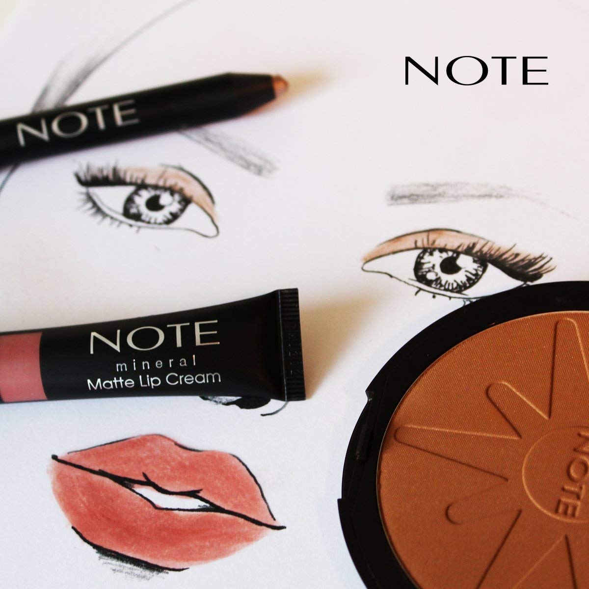 NOTE Cosmetics Mineral Matte Lip Cream Lipstick - 08 Queen Of Night - ADDROS.COM