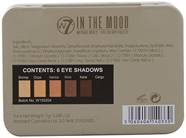W7-COSMETICS In The Mood (Natural-Nudes) Eye Shadow Palette - ADDROS.COM