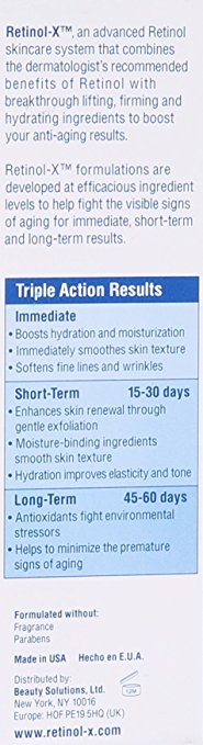 RETINOL-X Triple Action Anti Aging Moisturizer - ADDROS.COM