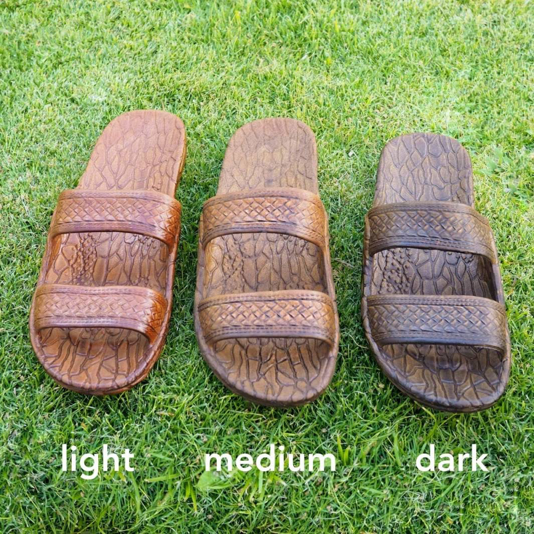Pali Hawaii Classic Jandal, Light Brown (Size 10)