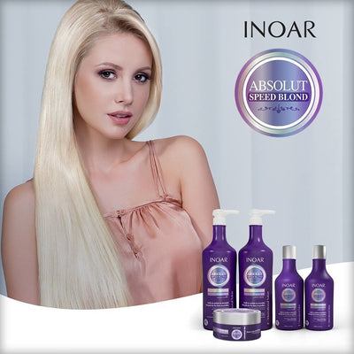 INOAR Absolut Speed Blond Mask - 500 g (1.1 Lb.) - ADDROS.COM