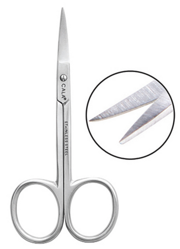 CALA PROFESSIONAL Stainless Steel Cuticle Scissors (50778) - ADDROS.COM
