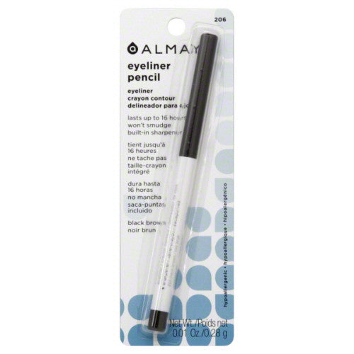 Almay Eyeliner with Built In Sharpener - 206 Black Brown - ADDROS.COM