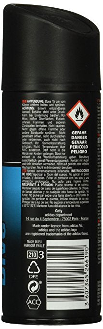 ADIDAS Ice Dive Fresh Boost Cool Tech Deodorant Body Spray for Men - ADDROS.COM