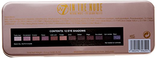 W7 COSMETICS, Colour Me Nude, Natural Nudes -12 in 1 Eyeshadow Palette - ADDROS.COM