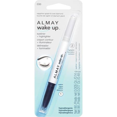 ALMAY Wake Up Eyeliner and Highlighter, Sapphire Splash & Iced Diamond 030 - ADDROS.COM