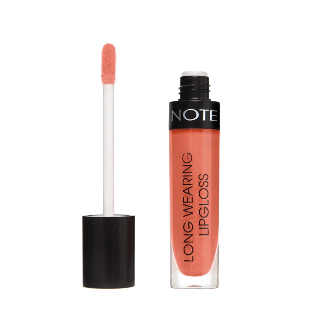 NOTE COSMETICS Long Wearing Lip Gloss - Coral Sun 10 - ADDROS.COM