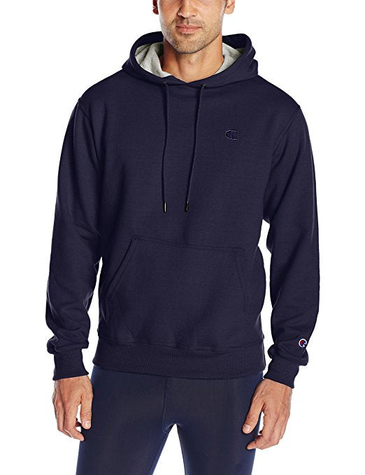 Champion Men's Powerblend® Sweats Pullover Hoodie - Navy (XL) - ADDROS.COM