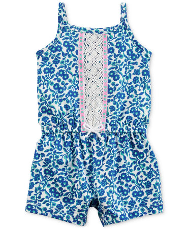 Carter's Floral-Print Cotton Romper, Baby Girlsn / 6M - ADDROS.COM