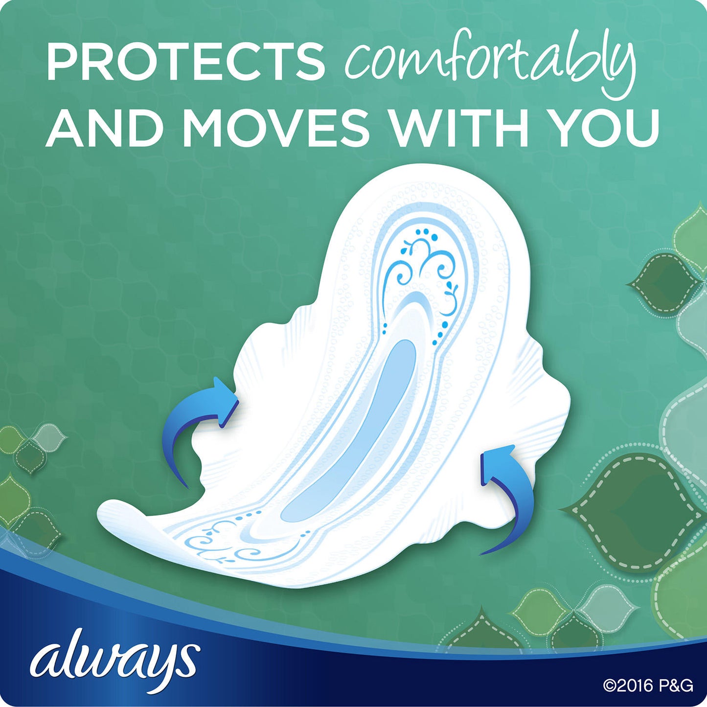 Always Ultra Thin Regular Pads with Wings (48 count)