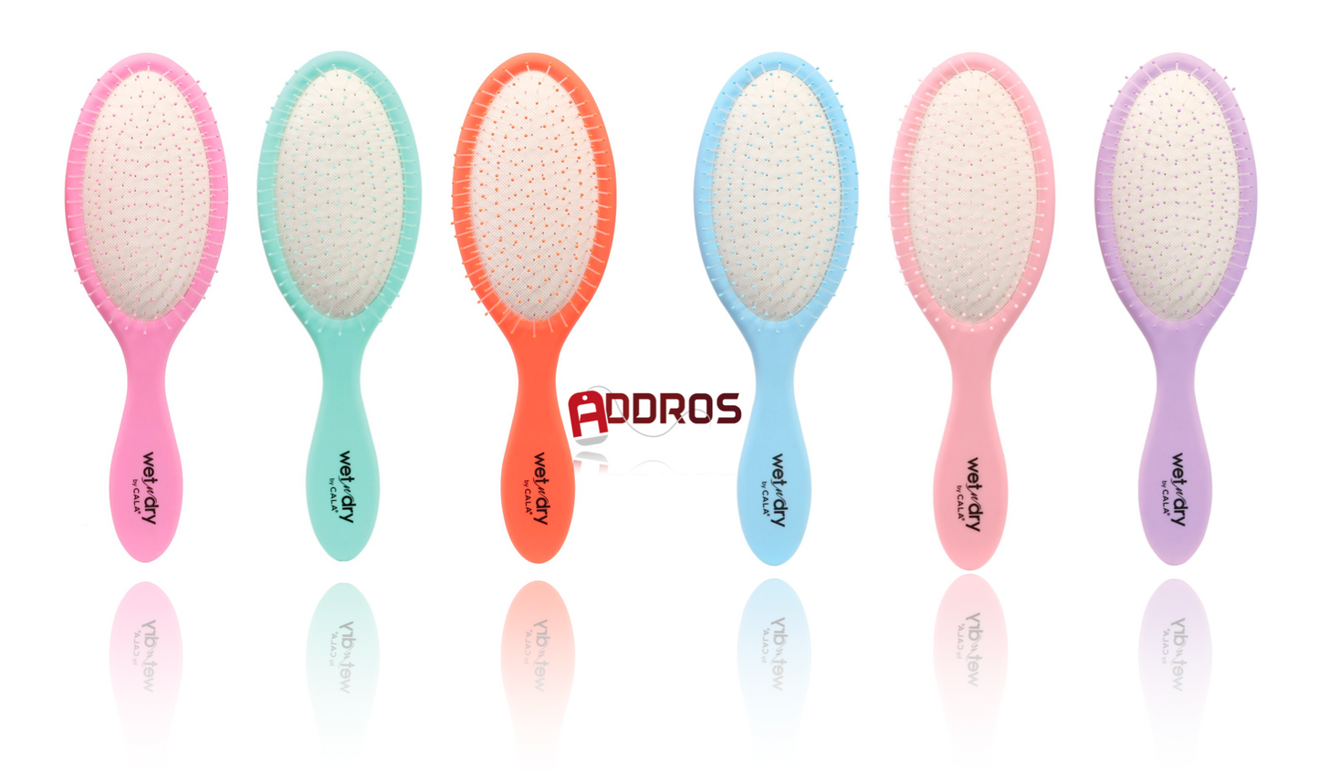 CALA Wet N Dry Hair Brush (Pink) - ADDROS.COM