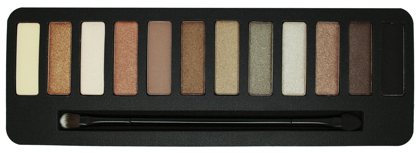 W7 COSMETICS, Colour Me Buff, Natural Nudes Shades -12 in 1 Eyeshadow Palette - ADDROS.COM