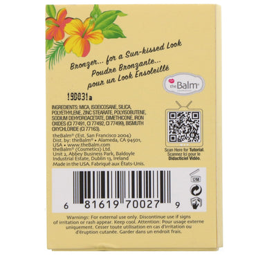 theBalm Cosmetics, Bahama Mama, Bronzer