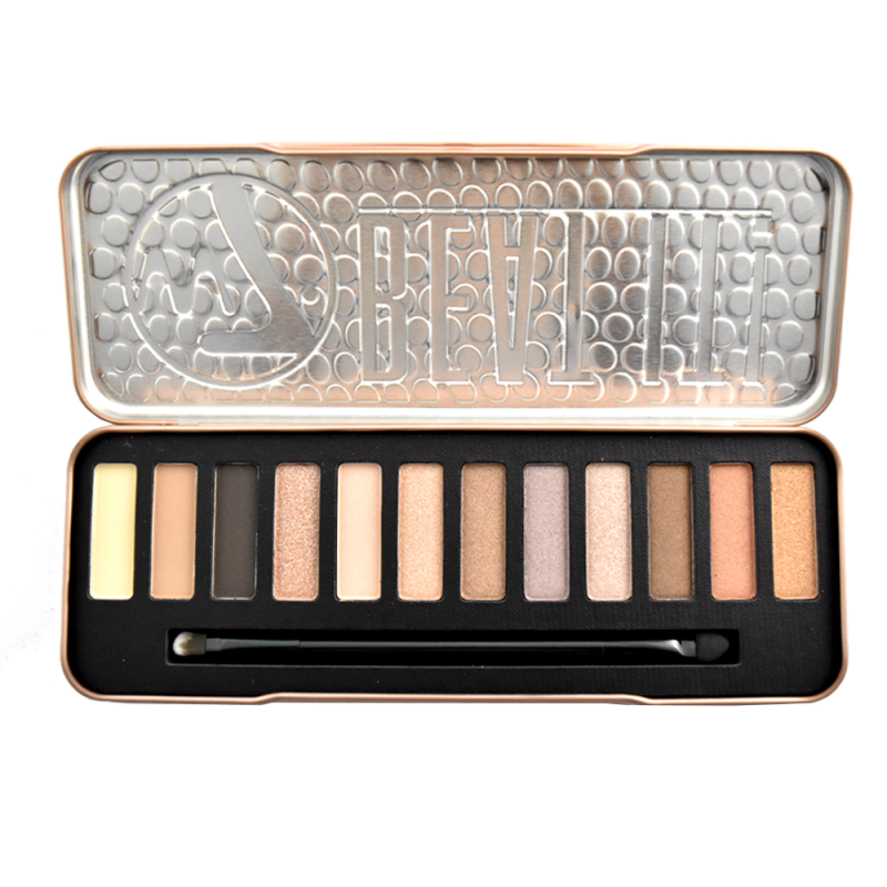 W7 COSMETICS, Beat It, Natural Nudes, 12 in 1 Eyeshadow Palette - ADDROS.COM