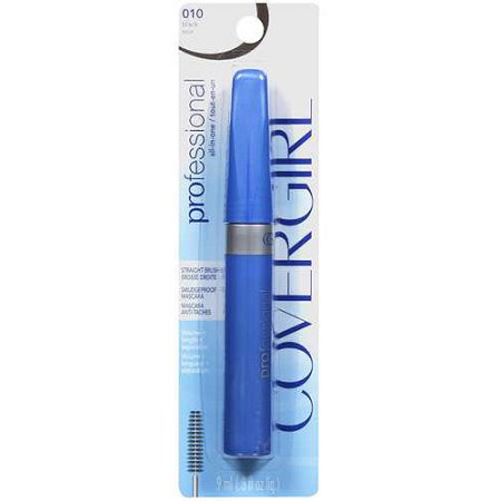 COVERGIRL Professional All In One Straight Brush Mascara, Black 010, 0.3 Oz - ADDROS.COM