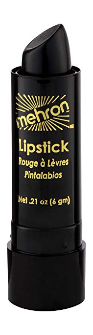 Mehron Makeup Lipstick, Black - ADDROS.COM
