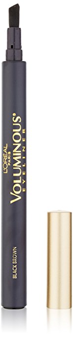 L'OREAL Paris Voluminous Mistake-Proof Marker Eyeliner, Black Brown 451 - 0.056 oz - ADDROS.COM