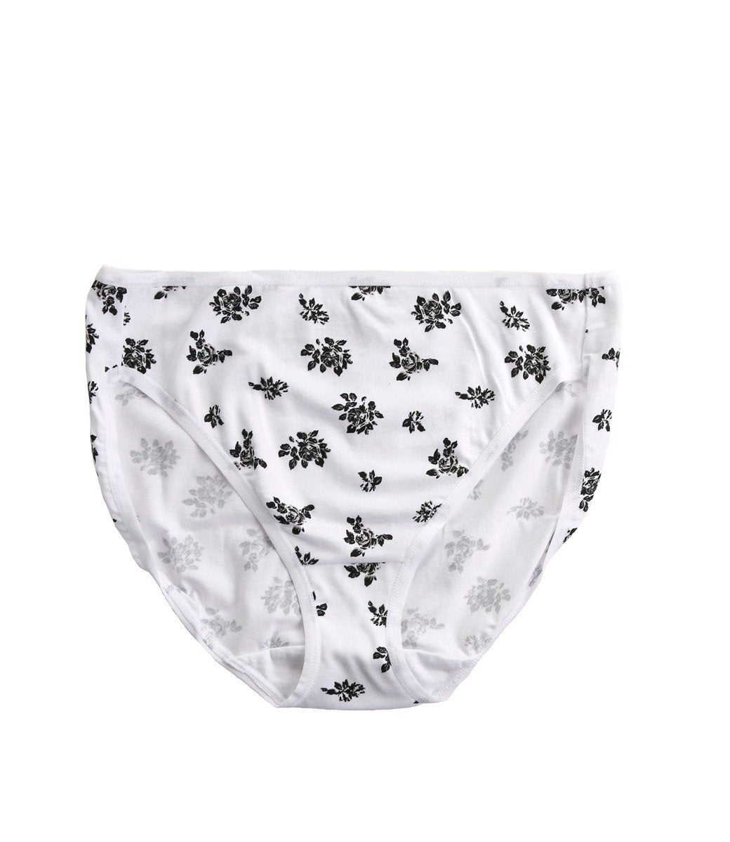 Felina Ladies' Cotton Stretch, Hi Cut Bikini (6-pack) - ADDROS.COM